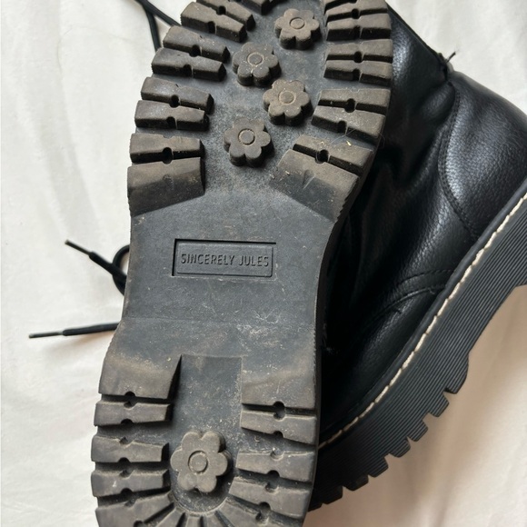 Sincerely Jules Black Moto Boots - Picture 3 of 6